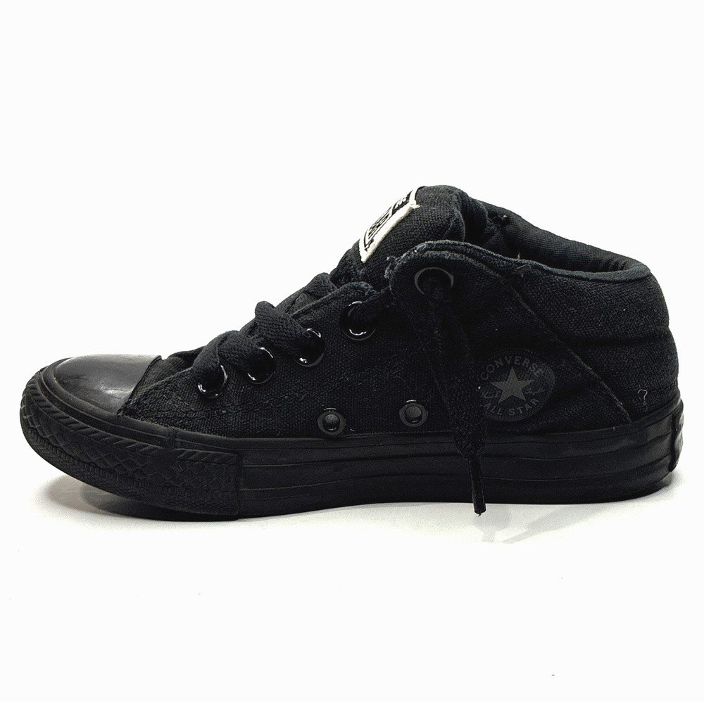 Converse Chuck Taylor All Star Kids Black Mid-Top shoes Sneaker US 11.5